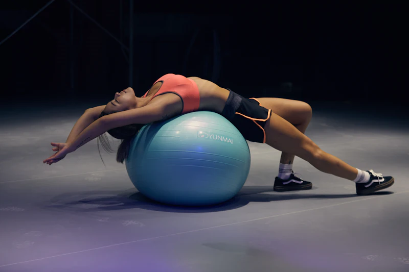 Stability ball exercise